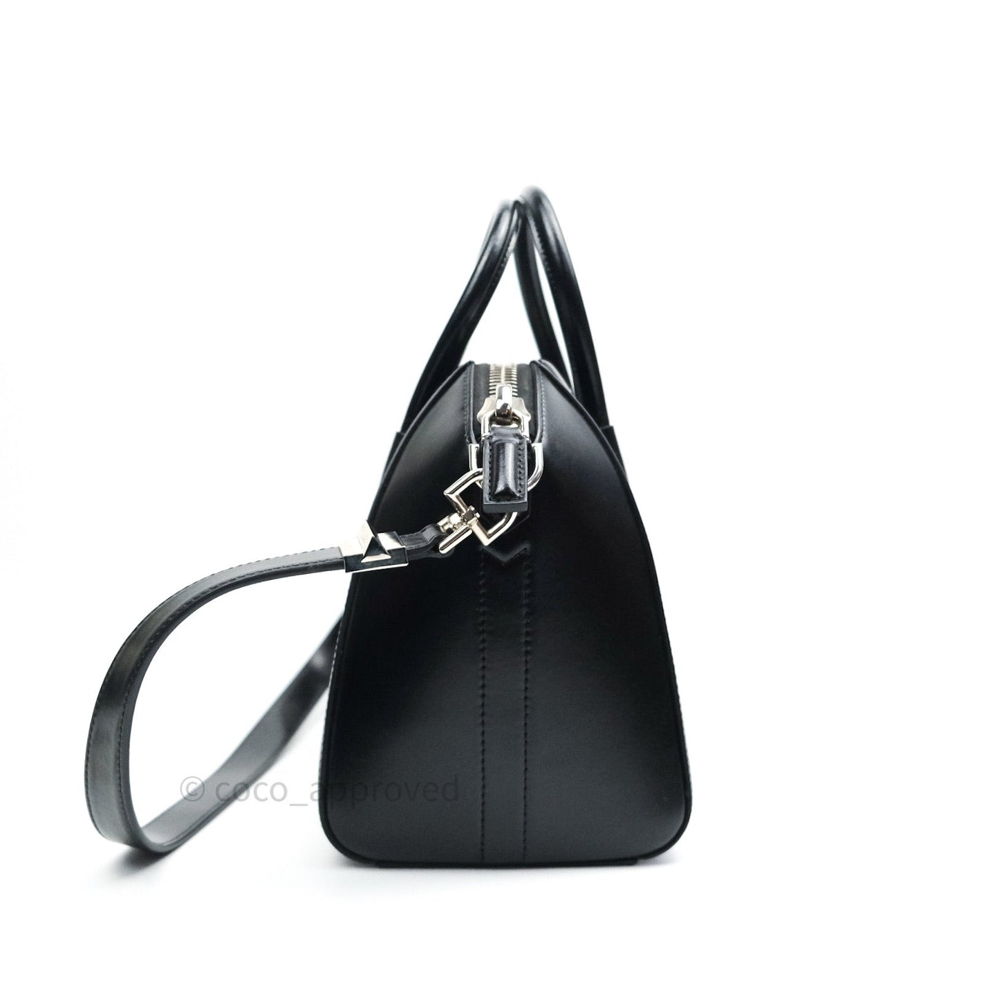 Givenchy Antigona Small Black Calfskin Silver Hardware