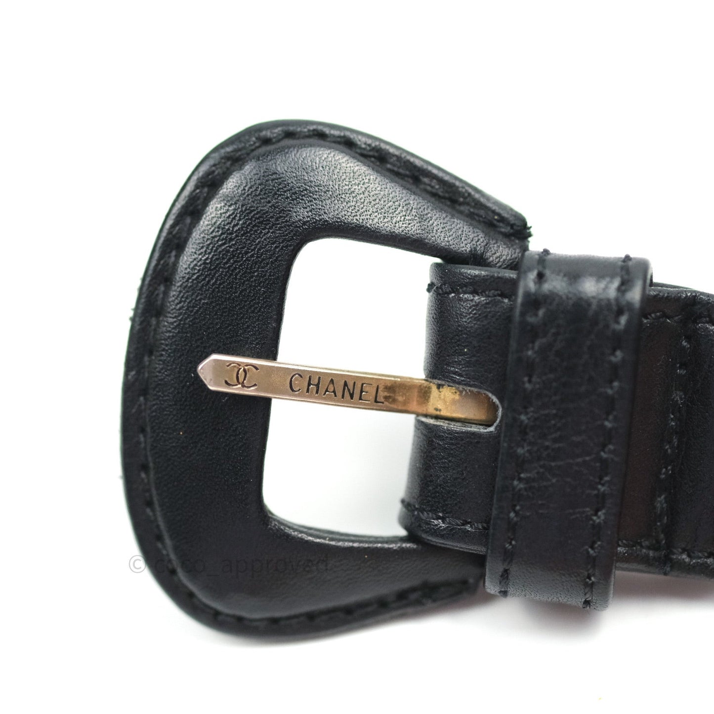 Chanel Quilted Belt Bag Black Lambskin 24K Gold Hardware