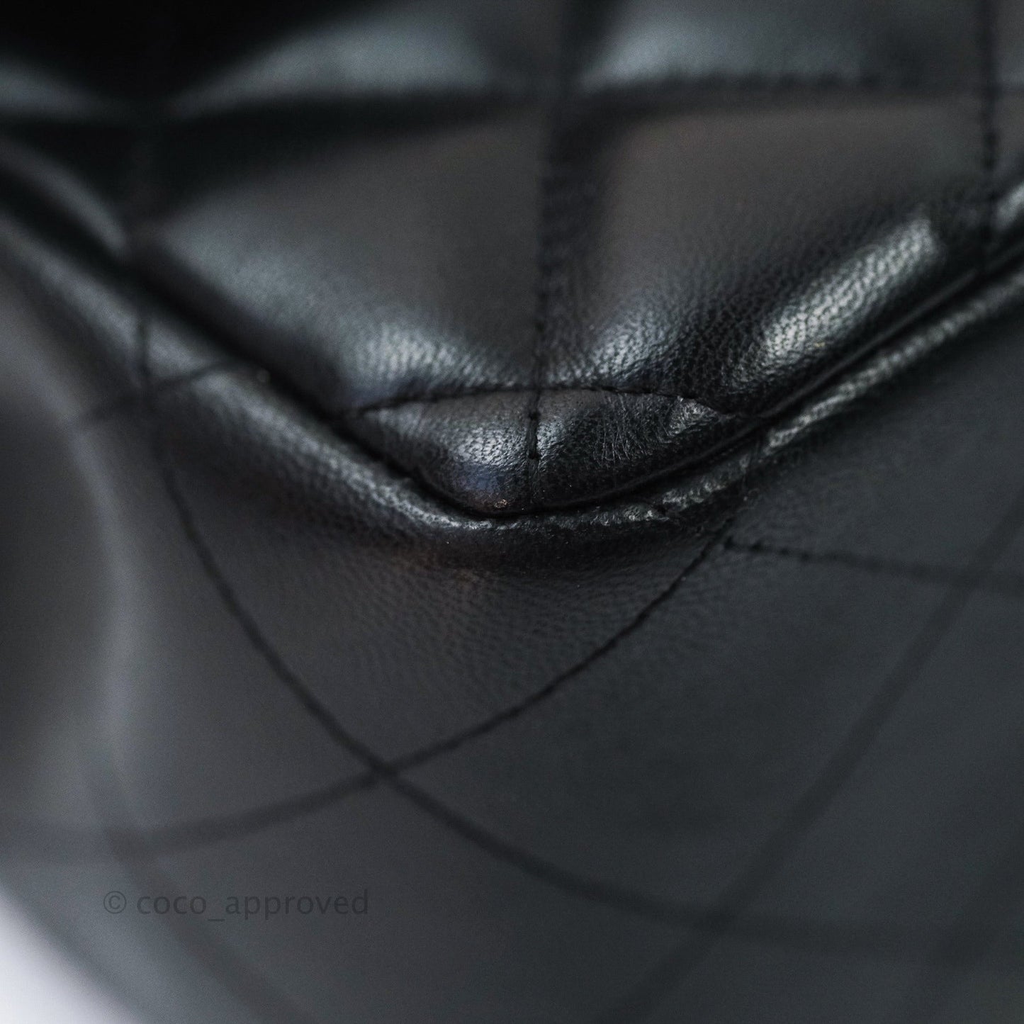 Chanel Jumbo Double Flap Black Lambskin Silver Hardware⁣⁣