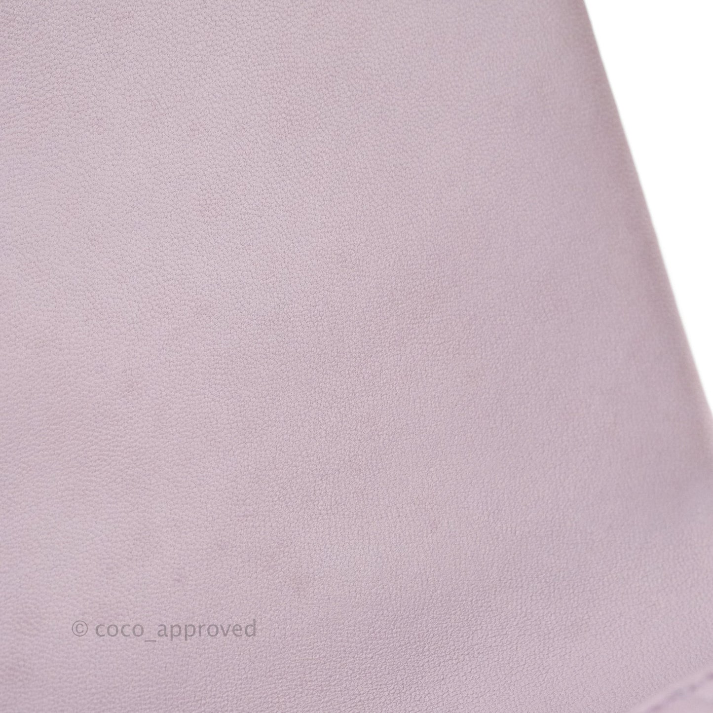 Chanel Quilted Clutch with Chain Lilac Pink Lambskin Silver Hardware