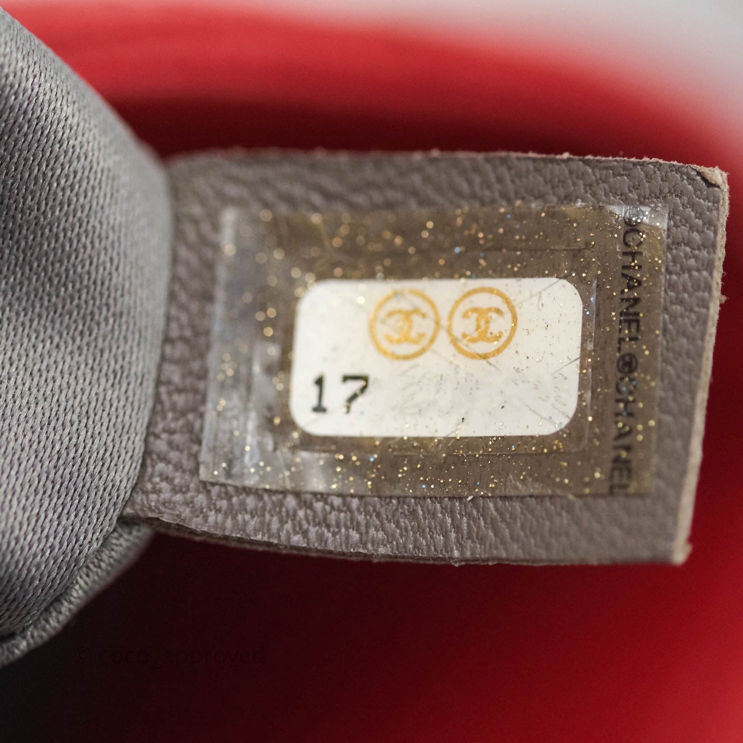 Chanel GST Red Caviar Silver Hardware