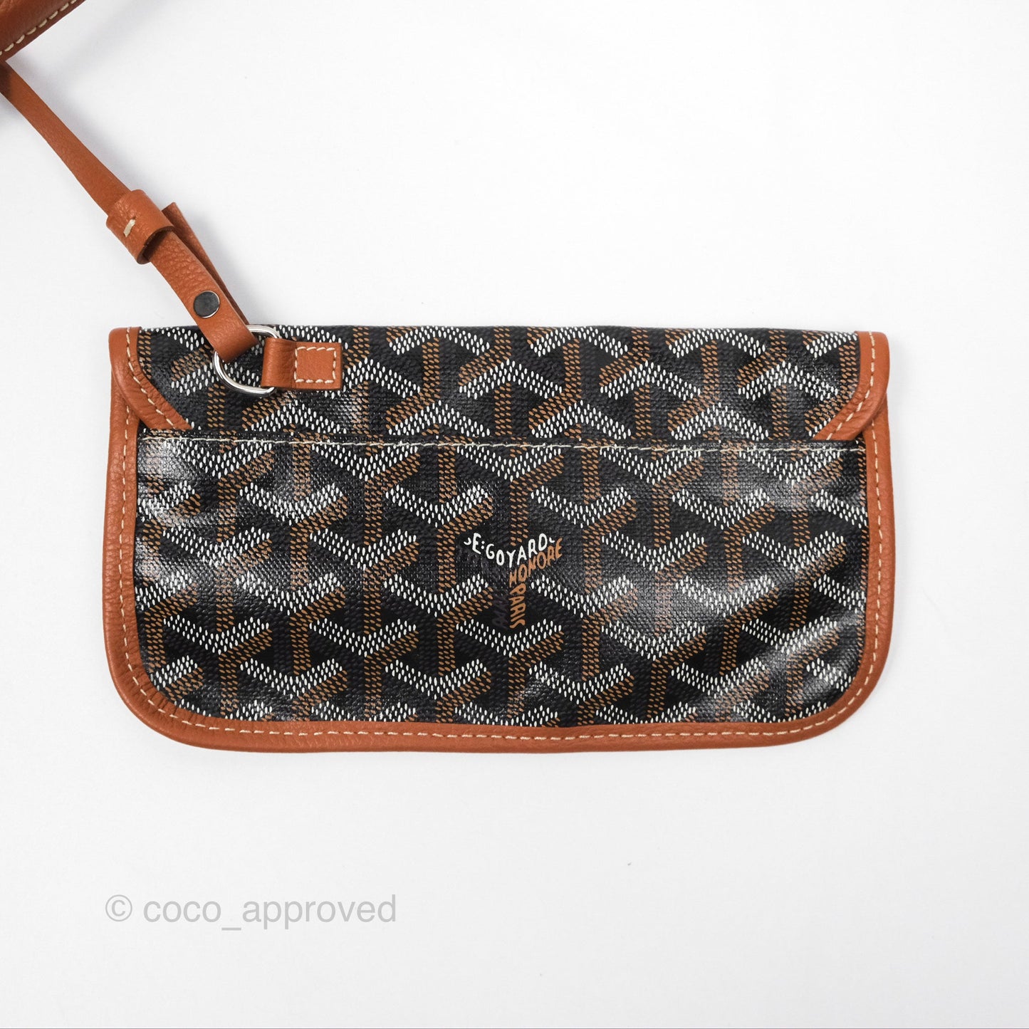 Goyard Bohème Hobo Bag Black/Tan Goyardine Canvas