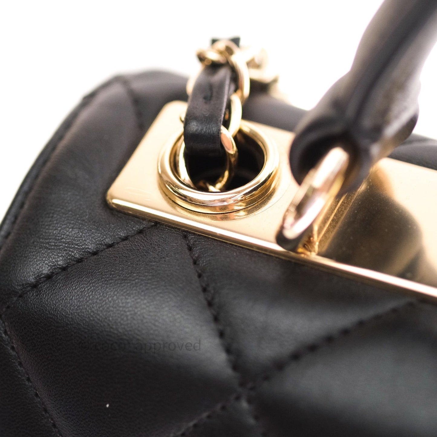 Chanel Trendy CC Small Black Lambskin Gold Hardware