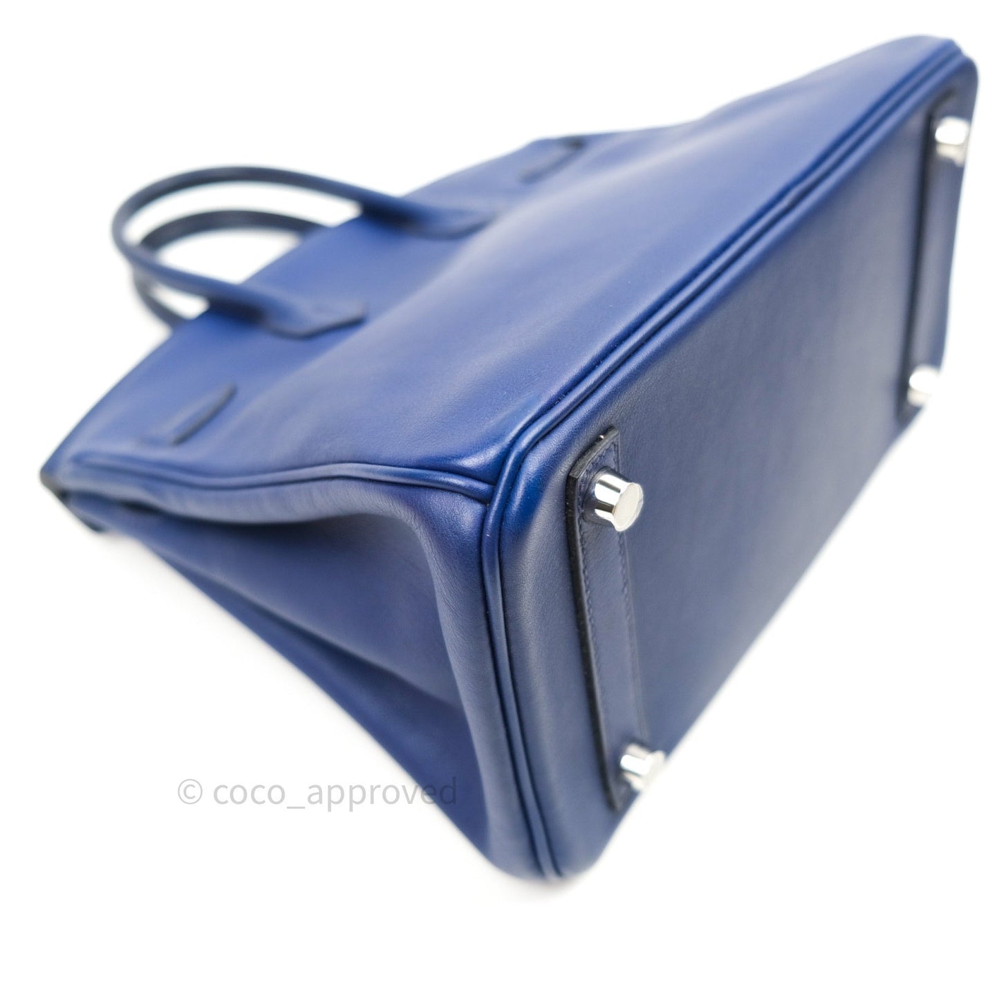 Hermès Birkin 25 Bleu Sapphir Swift Palladium Hardware