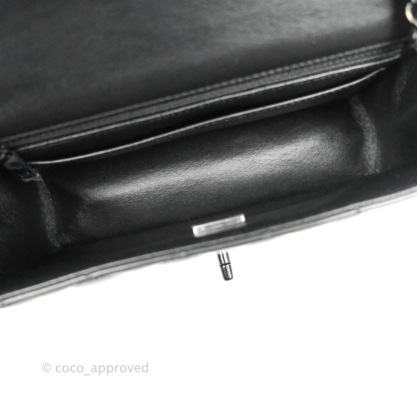 Chanel Quilted Mini Rectangular So Black Lambskin