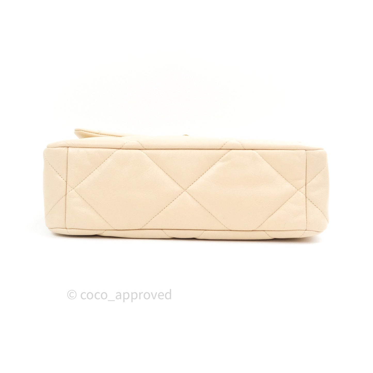Chanel 19 Medium Beige Lambskin Mixed Hardware