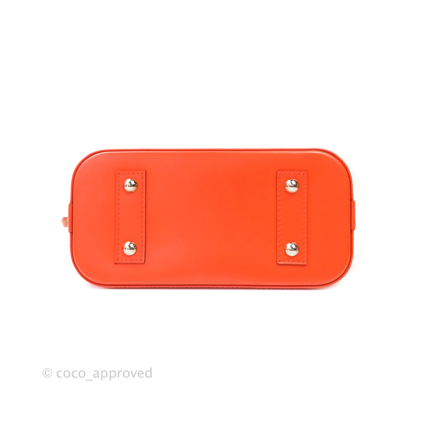 Louis Vuitton Epi Alma BB Orange Silver Hardware