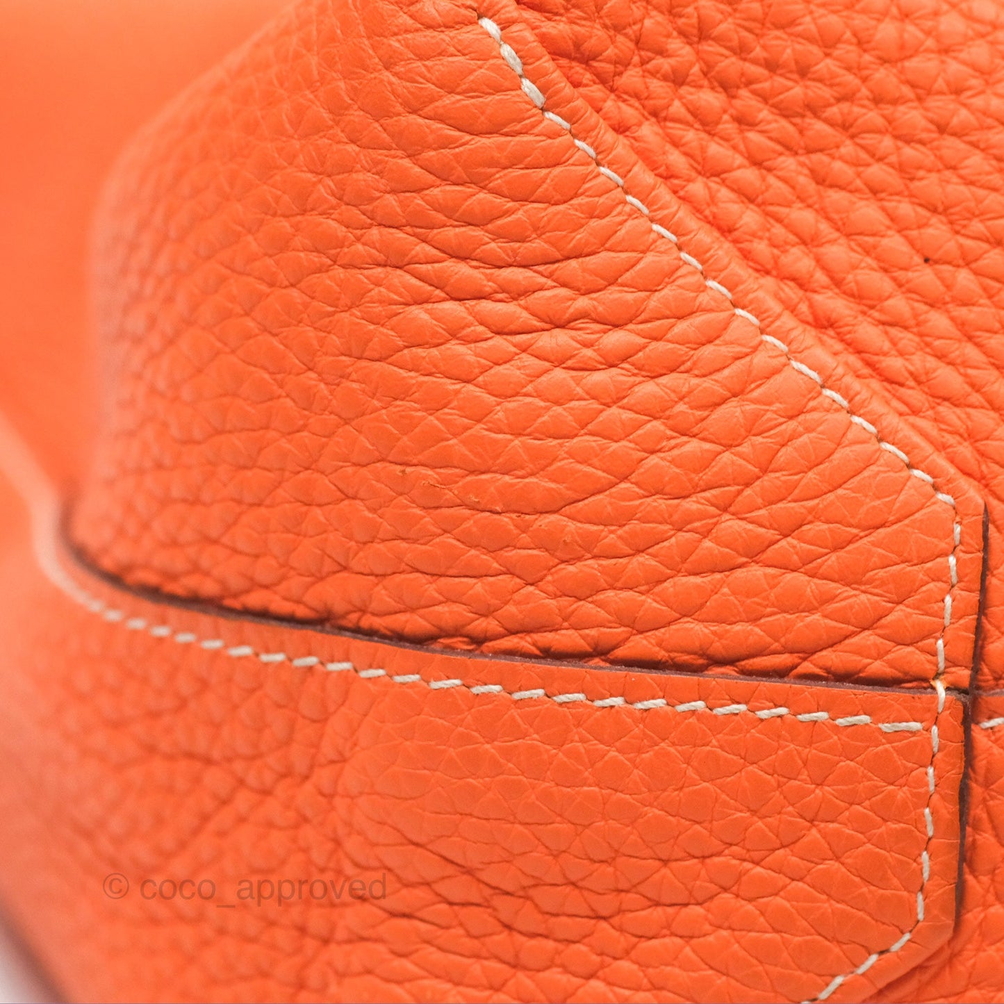 Hermès Double Sens Tote 36 Gold/ Orange Clemence
