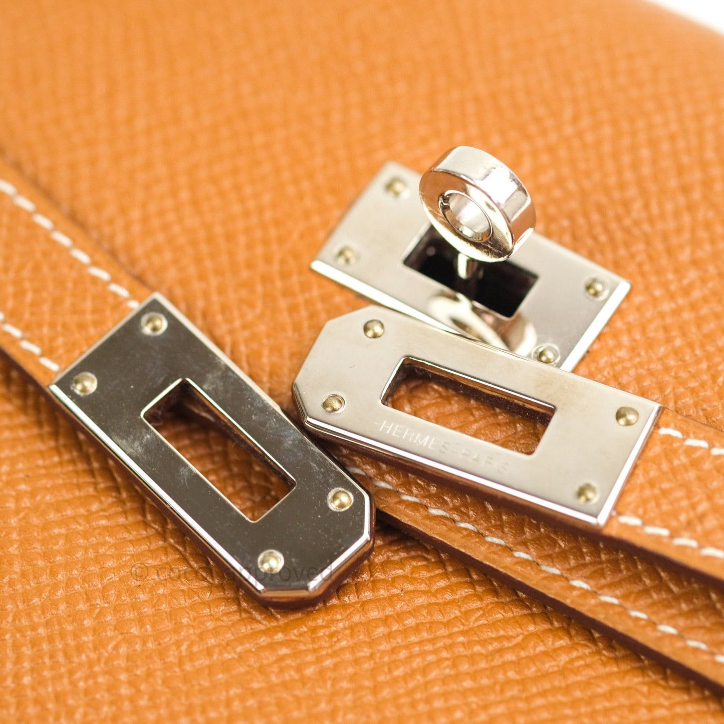 Hermès Epsom Kelly Wallet Gold Palladium Hardware
