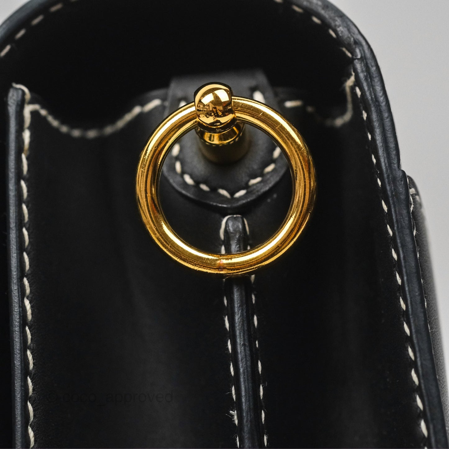 Hermès Roulis 23 Noir 89 Sombrero Gold Hardware