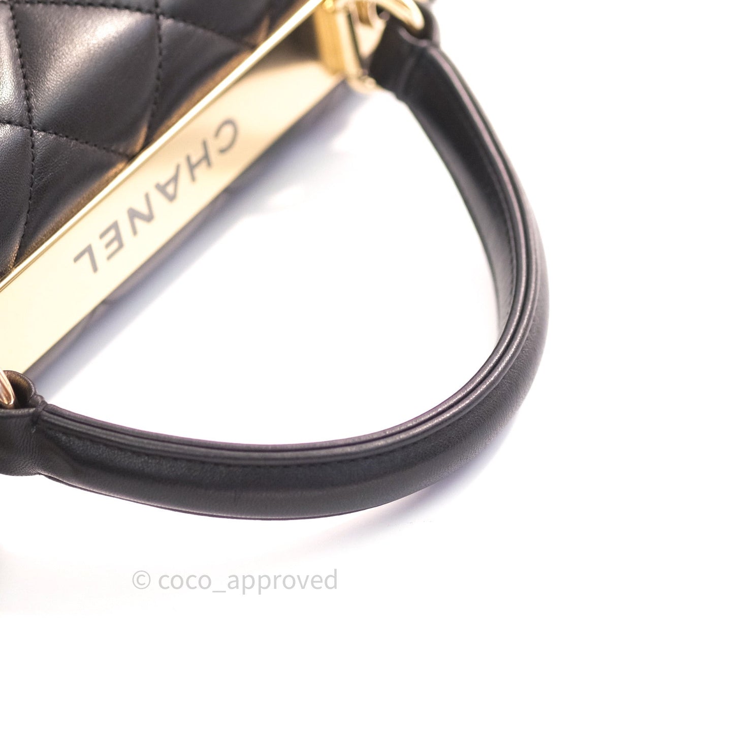 Chanel Trendy CC Small Black Lambskin Gold Hardware