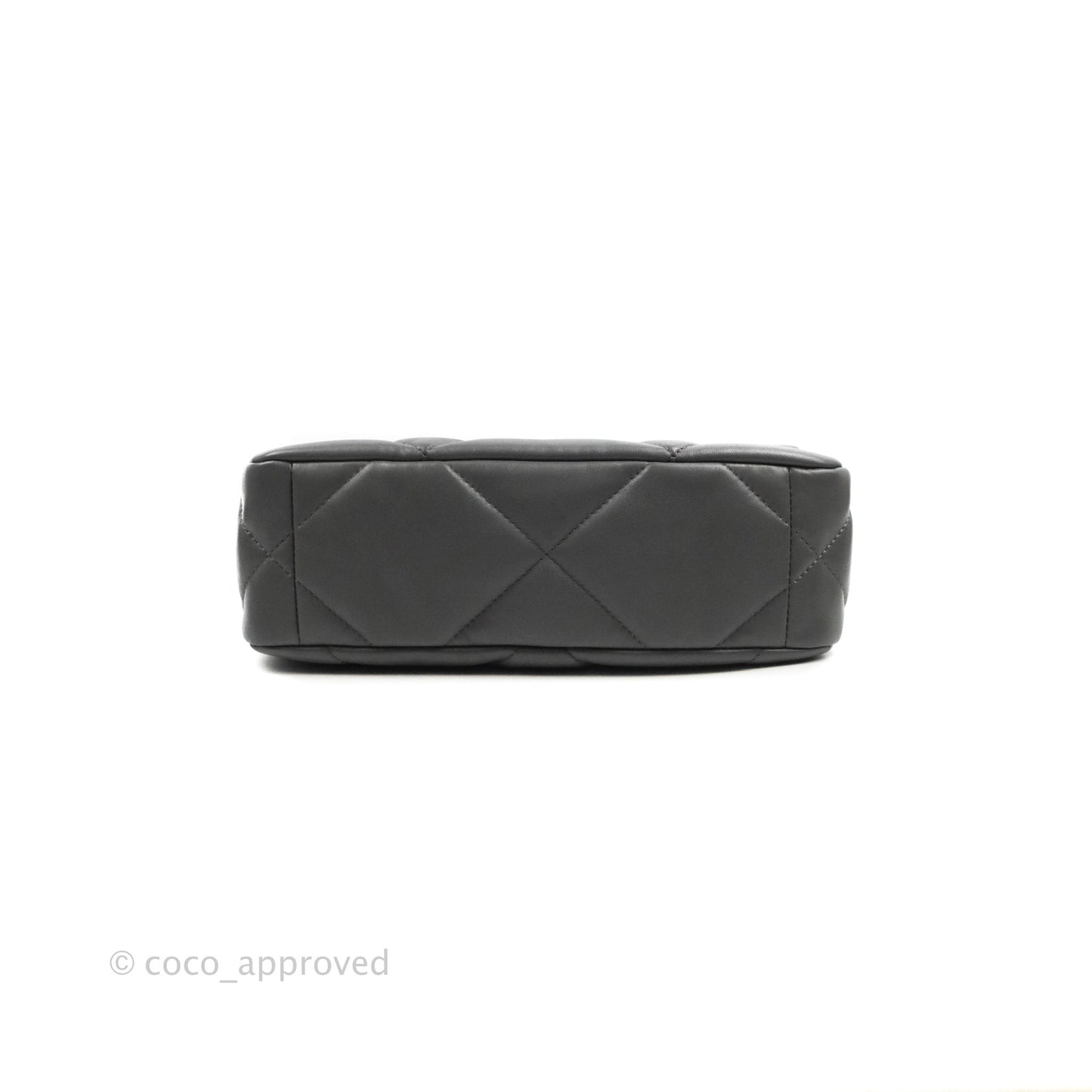 Chanel 19 Small Dark Grey Mixed Hardware