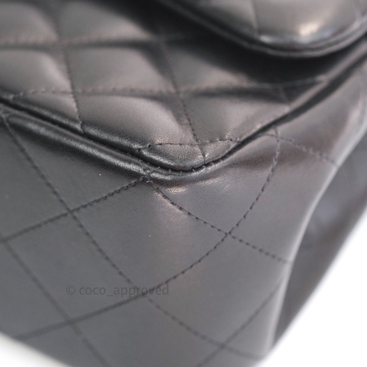 Chanel Jumbo Double Flap So Black Lambskin Black Hardware⁣⁣