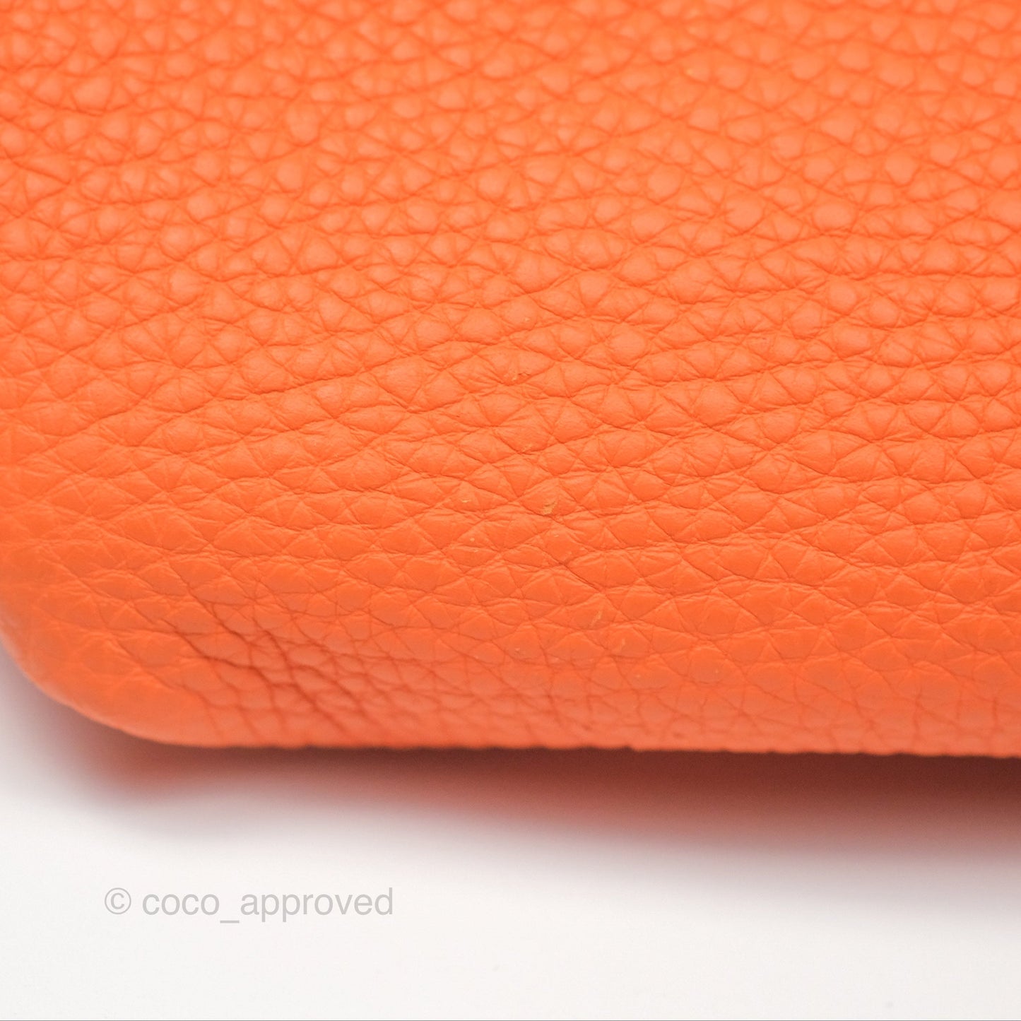 Hermès Double Sens Tote 36 Gold/ Orange Clemence