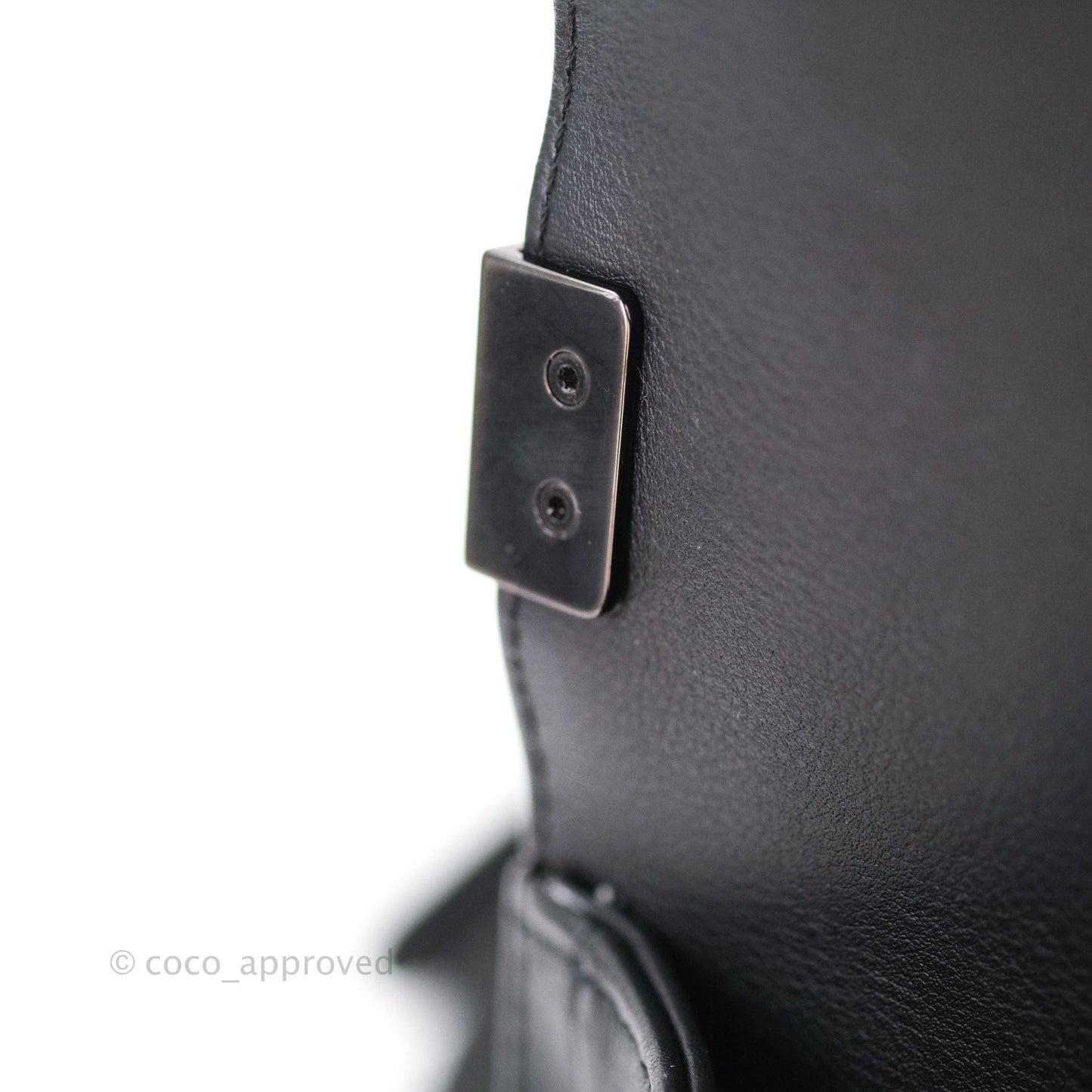 Chanel Quilted Medium Calfskin Boy Flap So Black Hardware