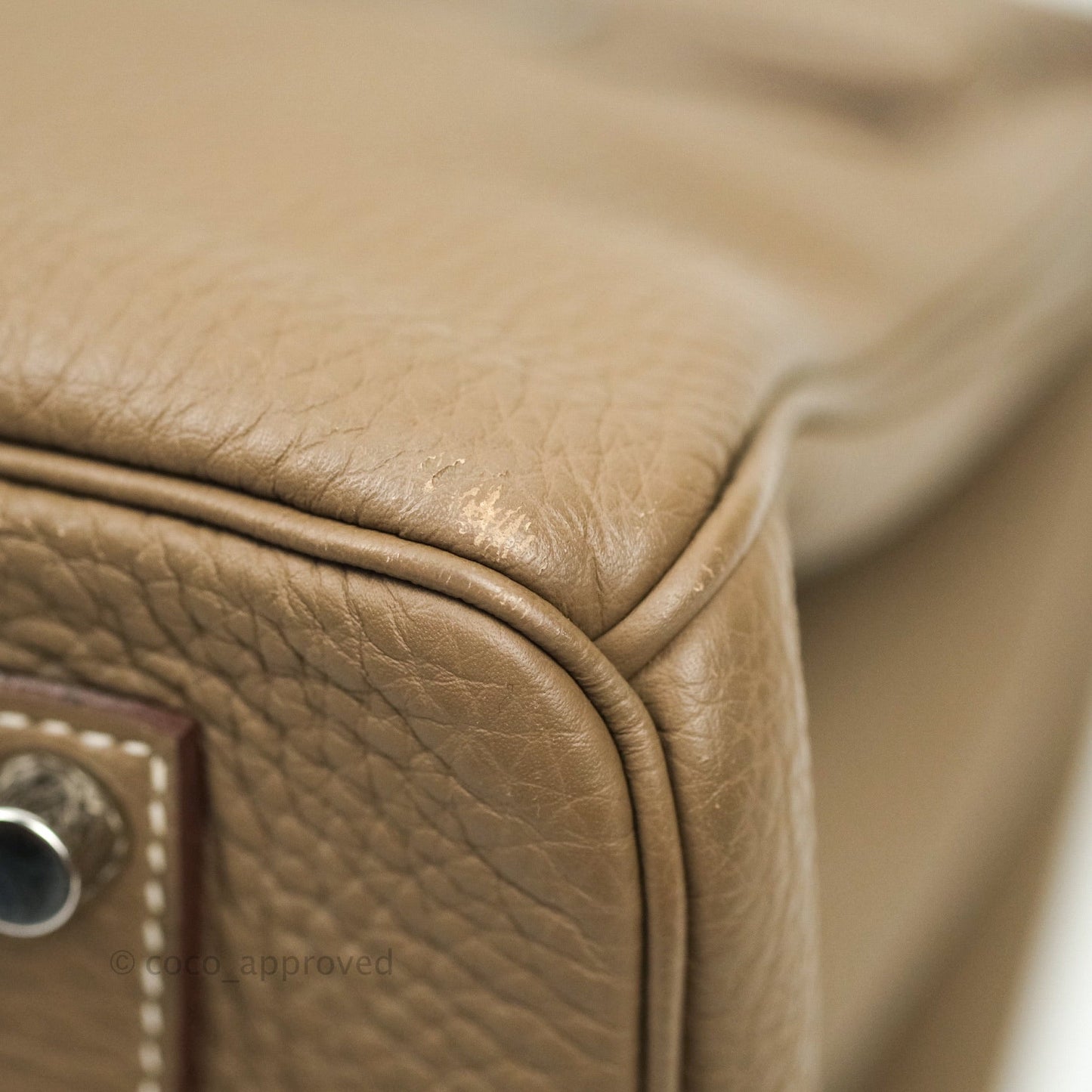 Hermès Birkin 35 Etoupe Togo Palladium Hardware