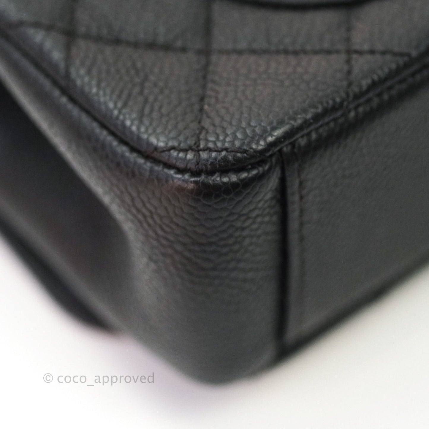 Chanel Quilted Small CC Filigree Flap Black Caviar