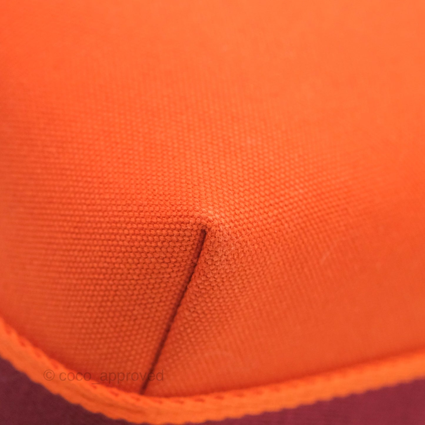 Hermès Small Bride-A-Brac Orange Feu Canvas