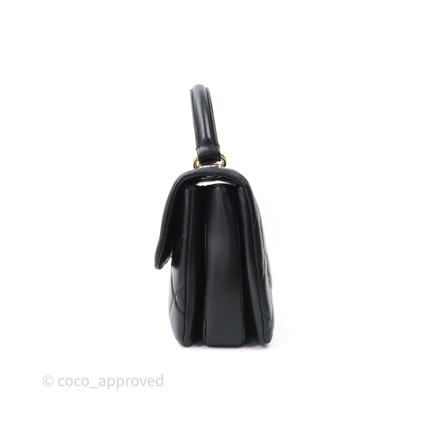 Chanel Trendy CC Small Black Lambskin Gold Hardware