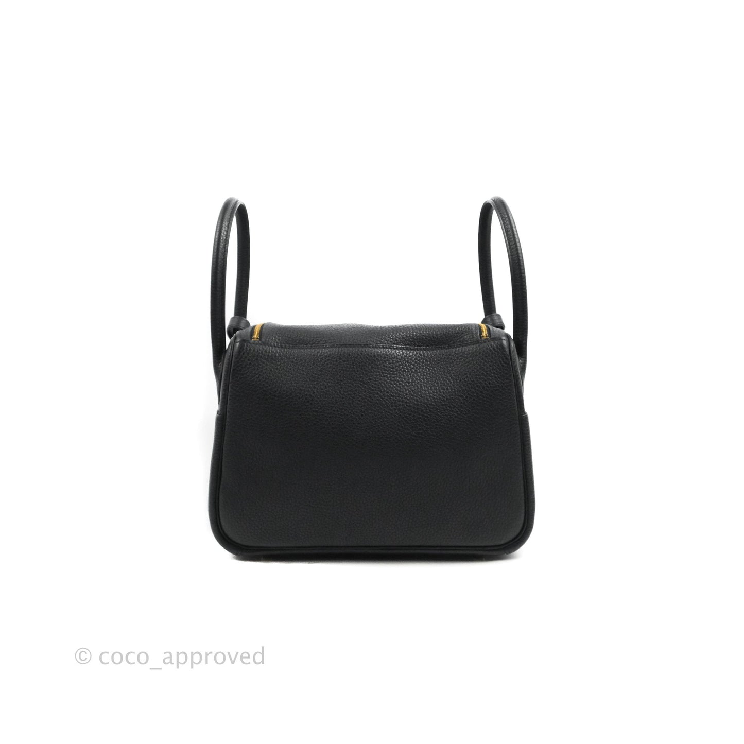 Hermès Lindy 26 Black Clemence Gold Hardware