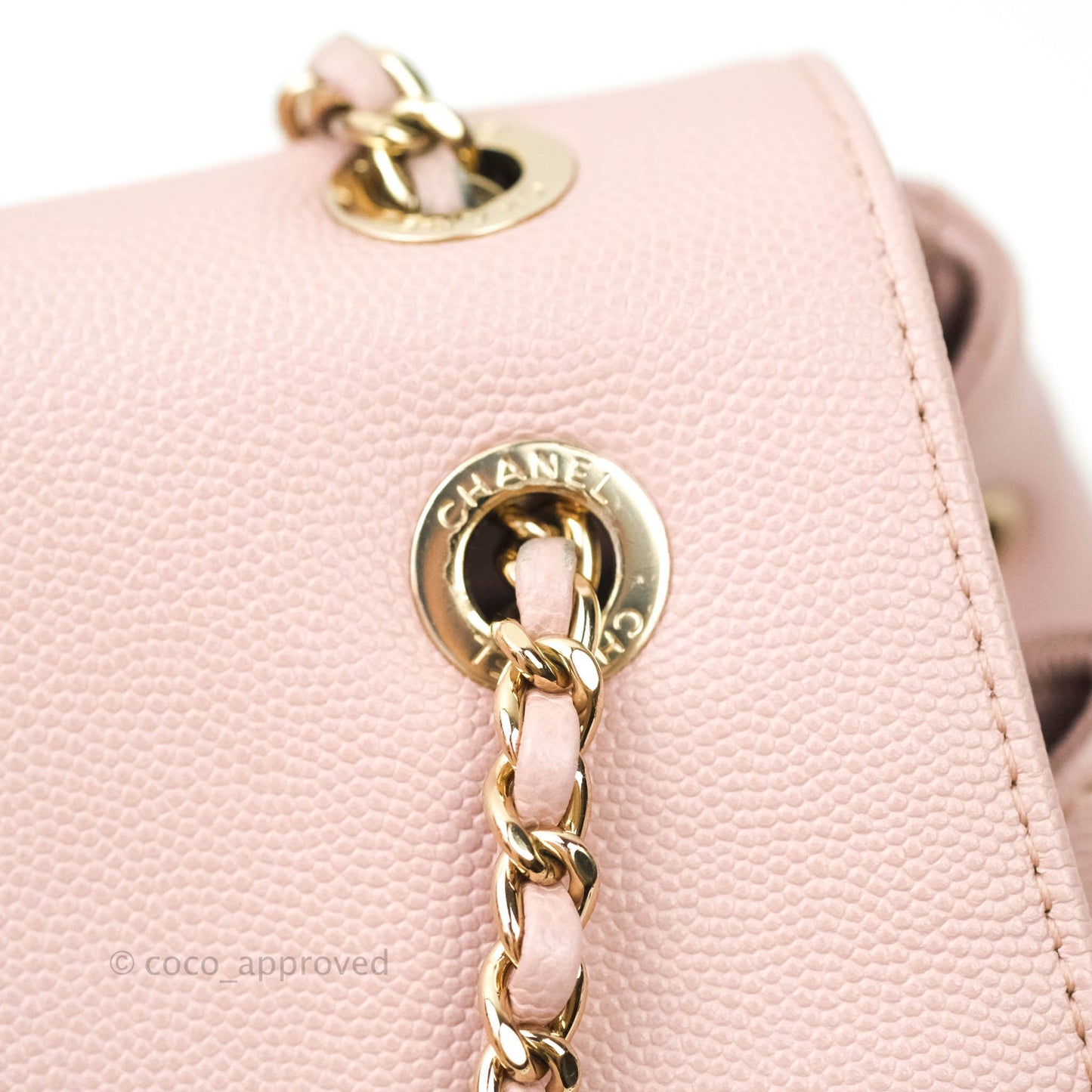 Chanel Quilted Business Affinity Backpack Pink Caviar Gold Hardware
