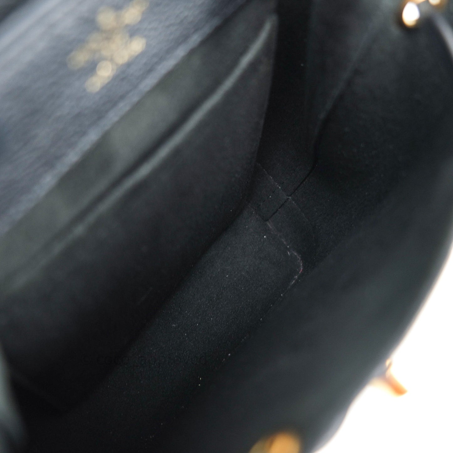 Louis Vuitton Lockme Mini Backpack Black Gold Hardware