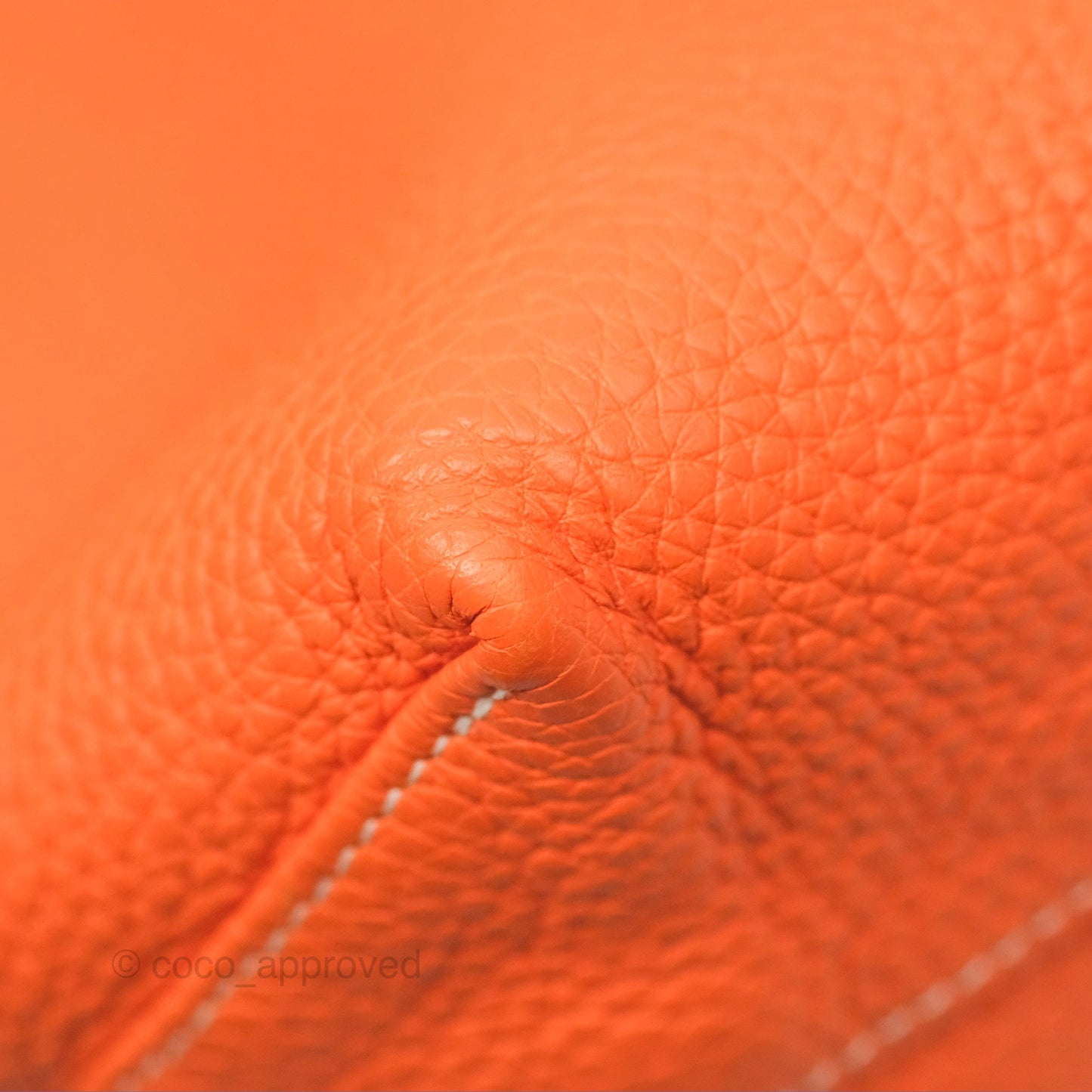 Hermès Double Sens Tote 36 Gold/ Orange Clemence