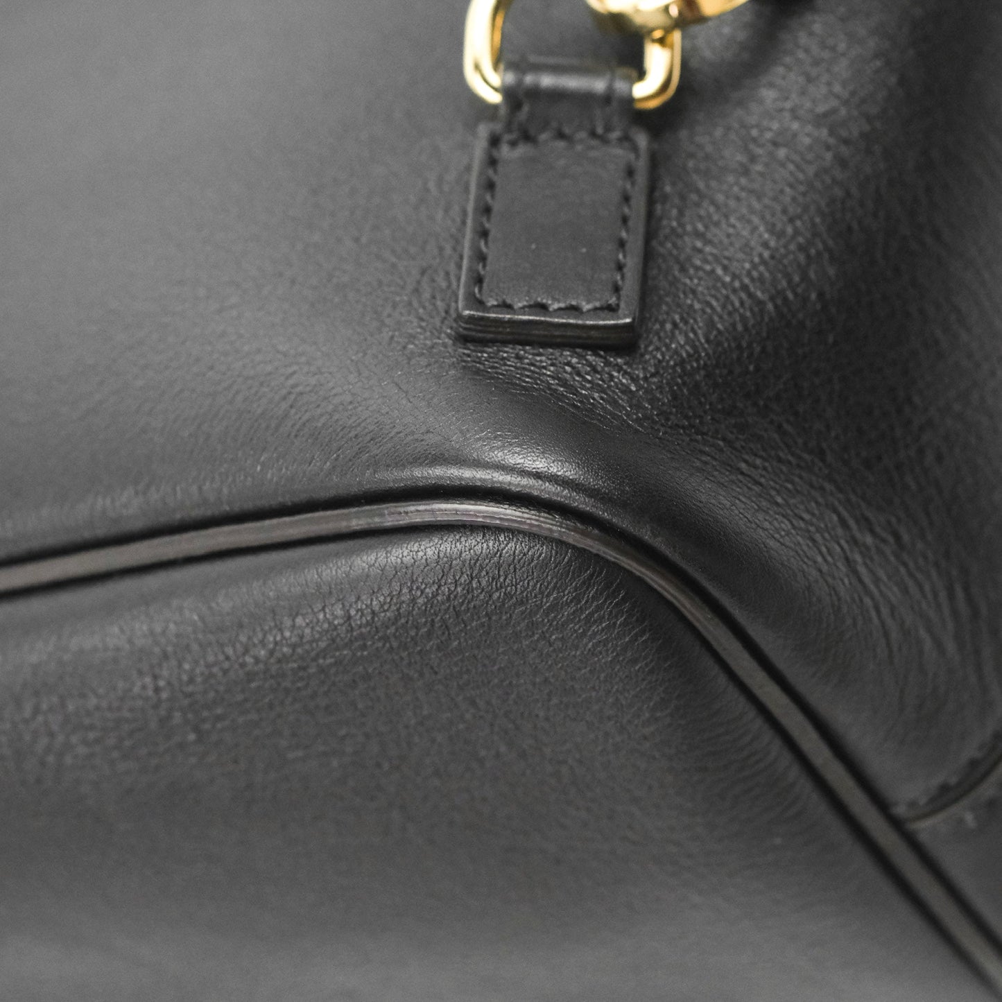 Chloe Small Faye Backpack Suede Calfskin Black Gold Hardware