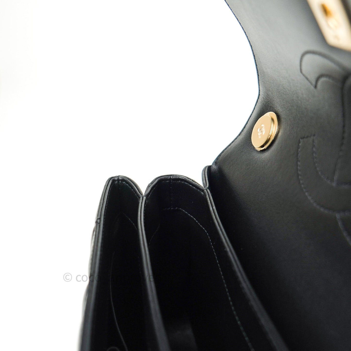 Chanel Trendy CC Small Black Lambskin Gold Hardware