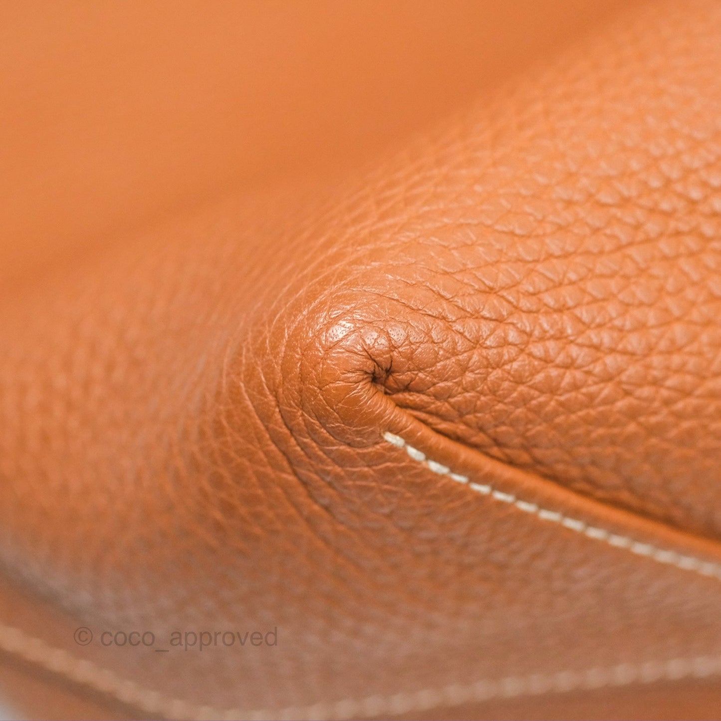 Hermès Double Sens Tote 36 Gold/ Orange Clemence