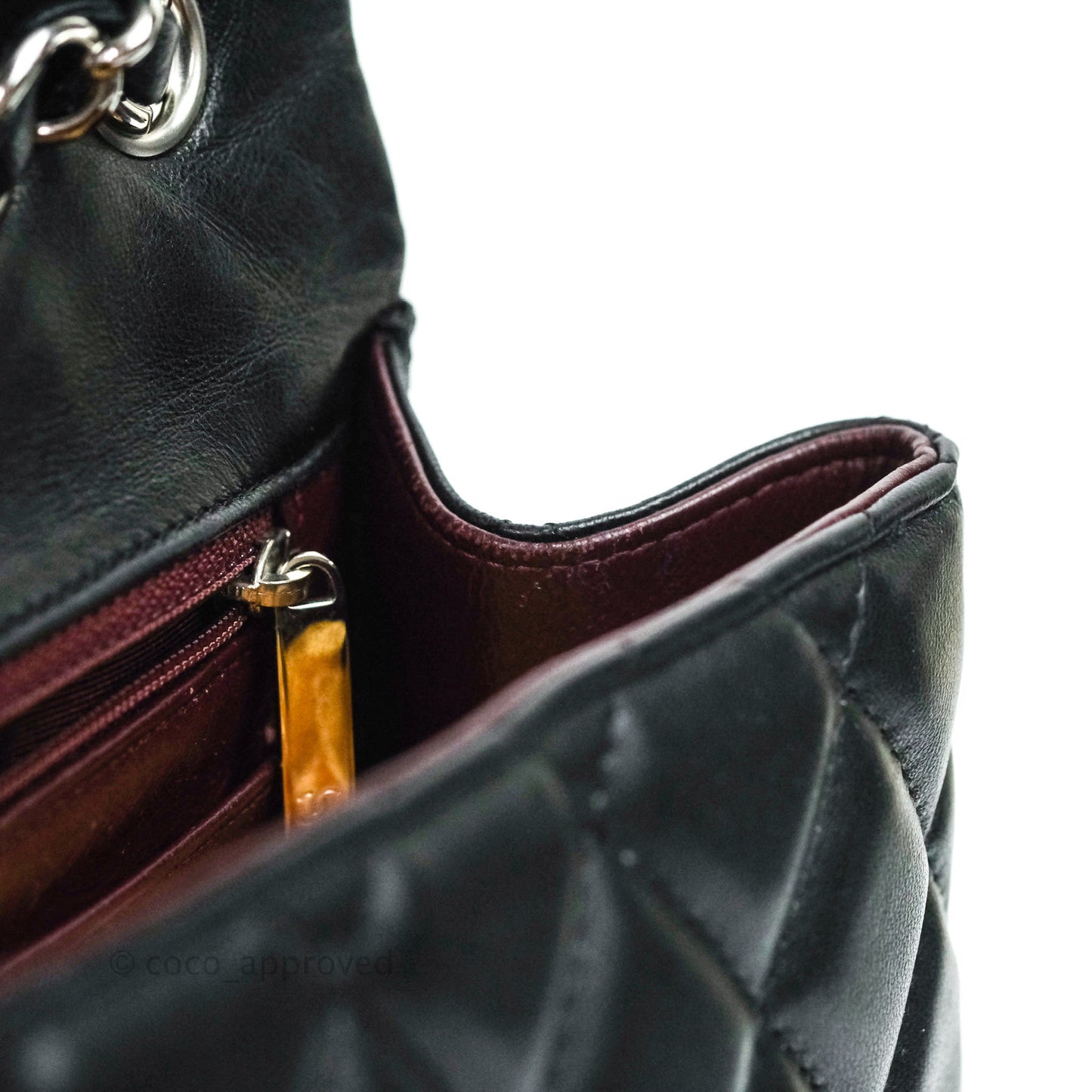 Chanel Jumbo Single Flap Black Lambskin Silver Hardware⁣⁣