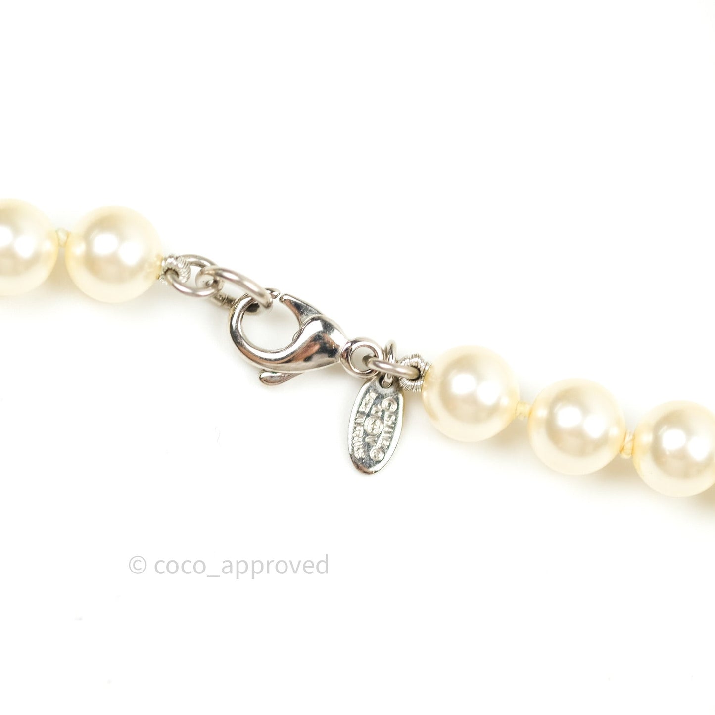 Chanel Long Pearl CC Necklace