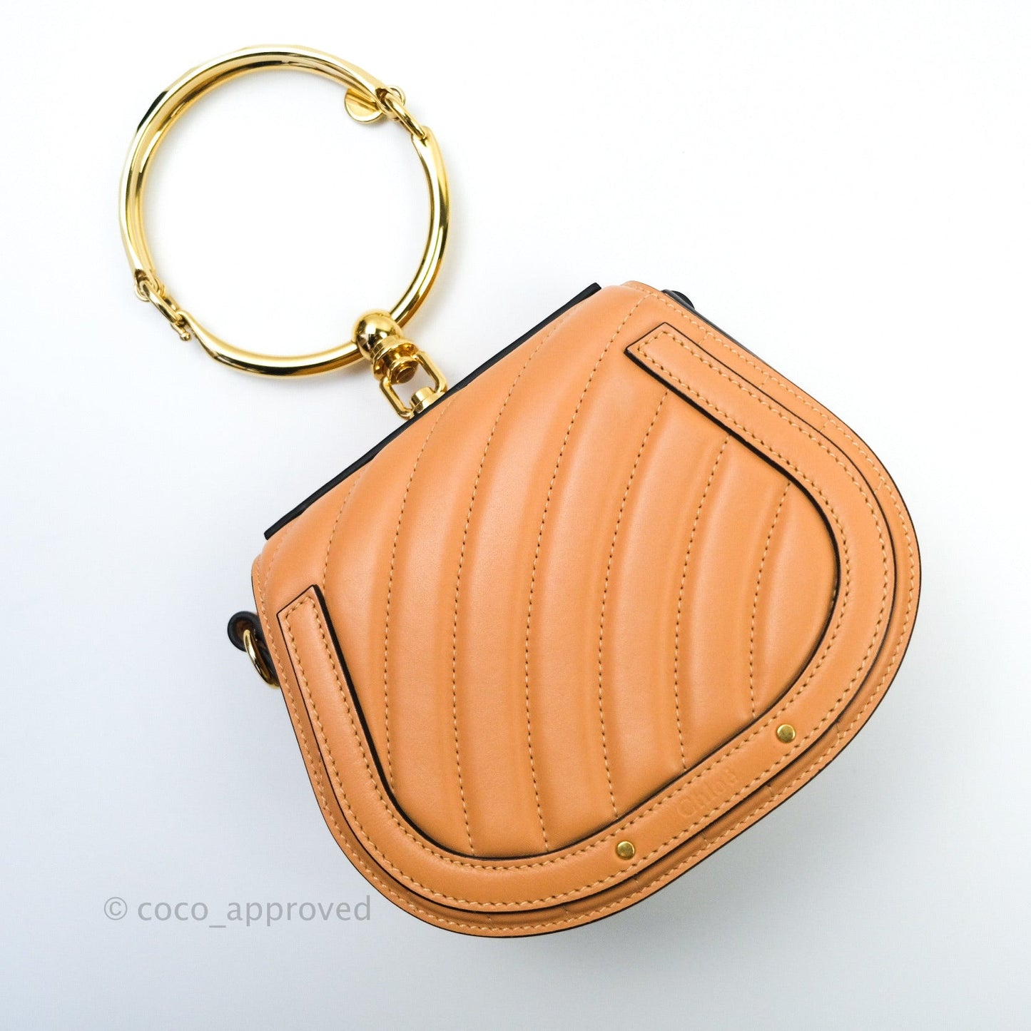 Chloé Nile Crossbody Bag Quilted Leather Beige