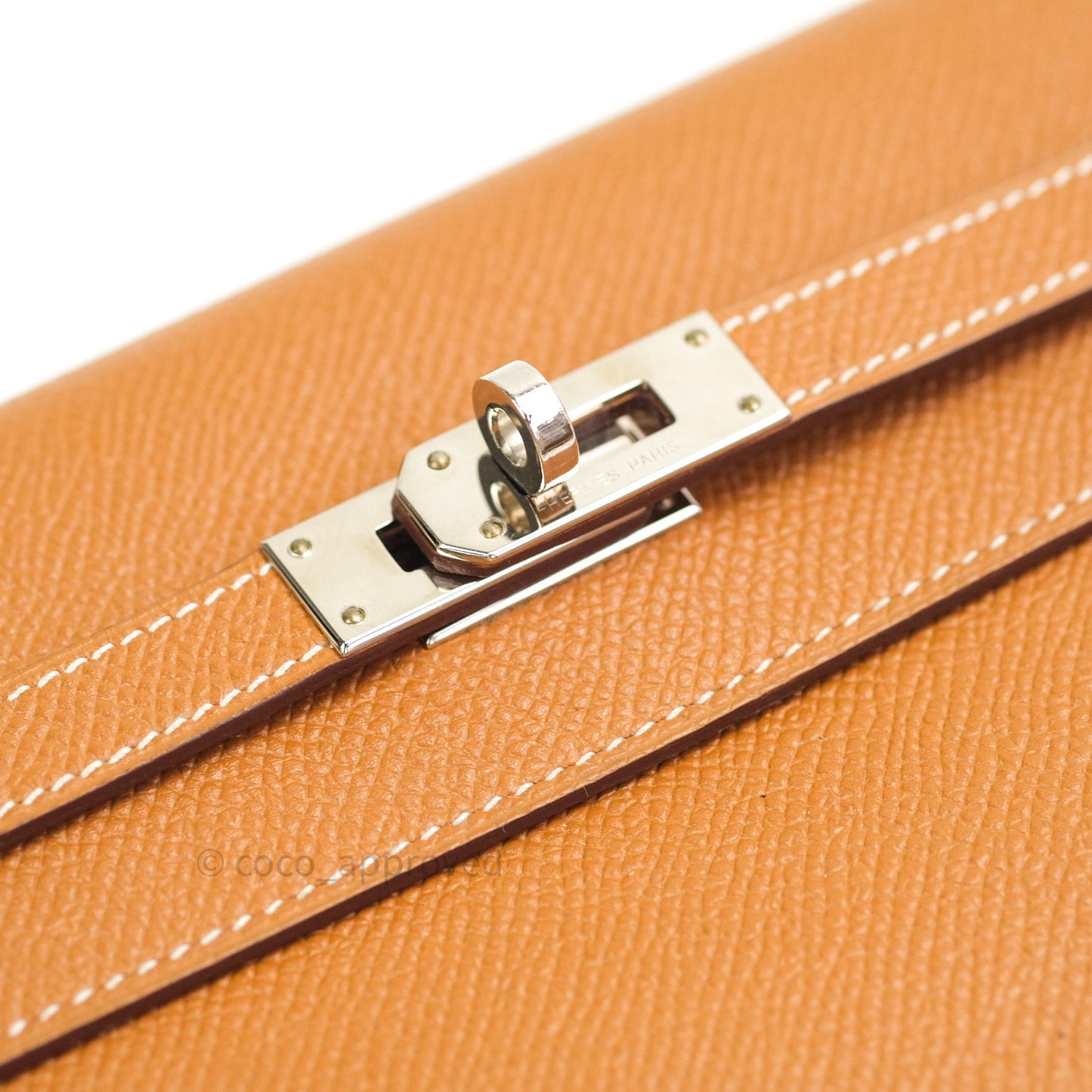 Hermès Epsom Kelly Wallet Gold Palladium Hardware