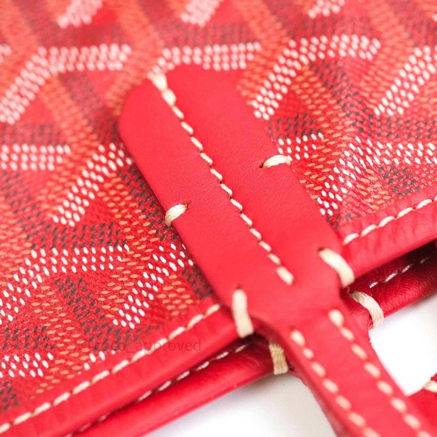 Goyard St. Louis GM Red