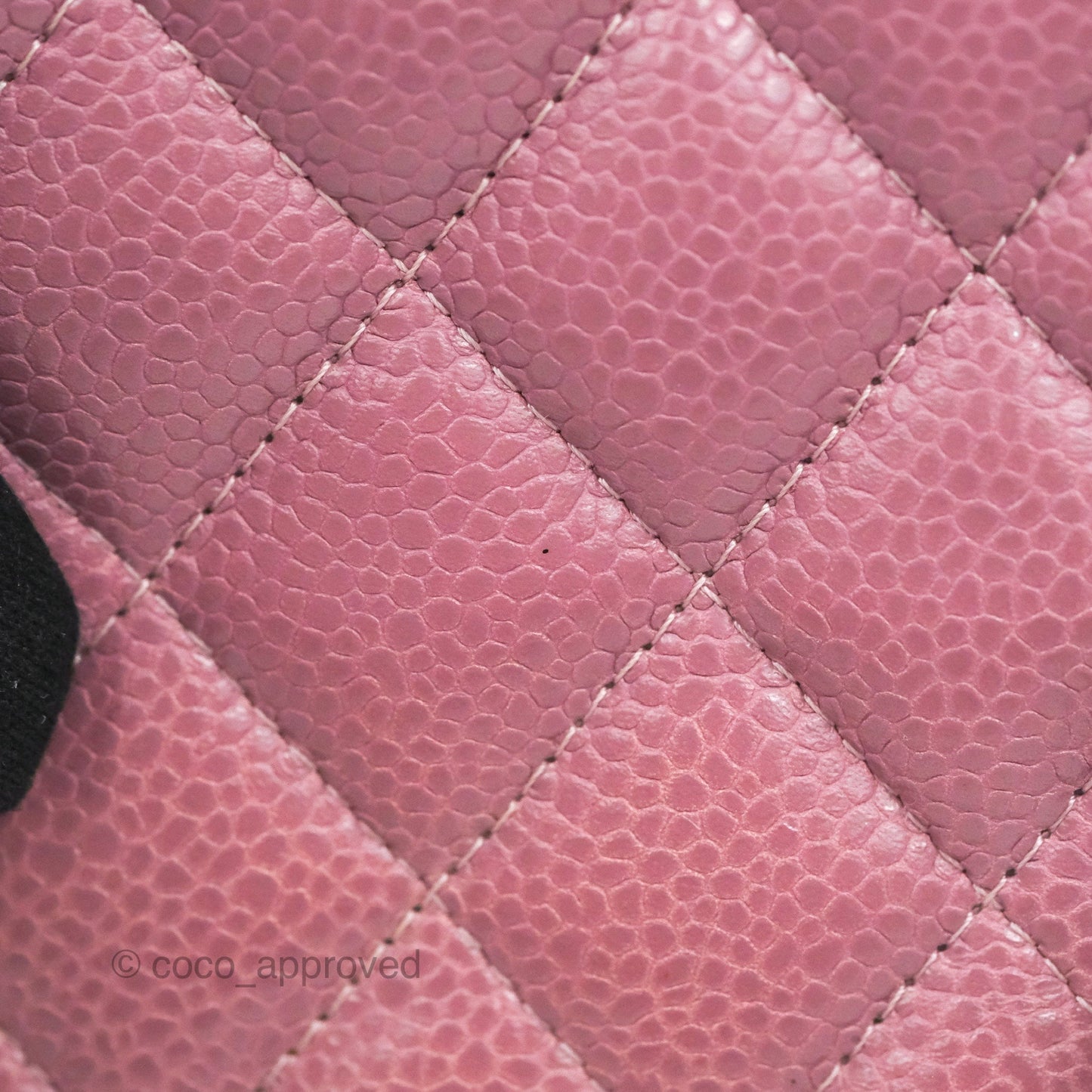 Chanel Quilted Mini Rectangular Flap Dark Pink Caviar Ruthenium Hardware