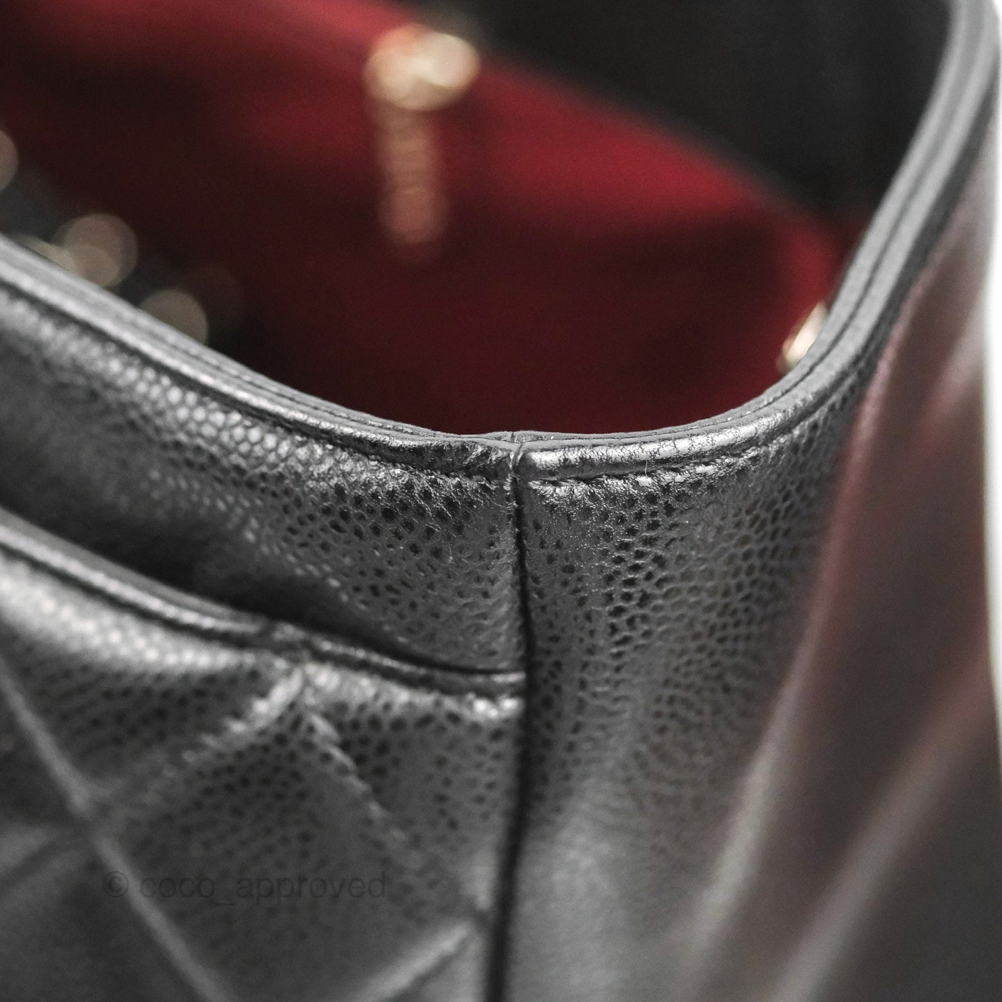 Chanel XL Shopping Tote Black Caviar Silver Hardware