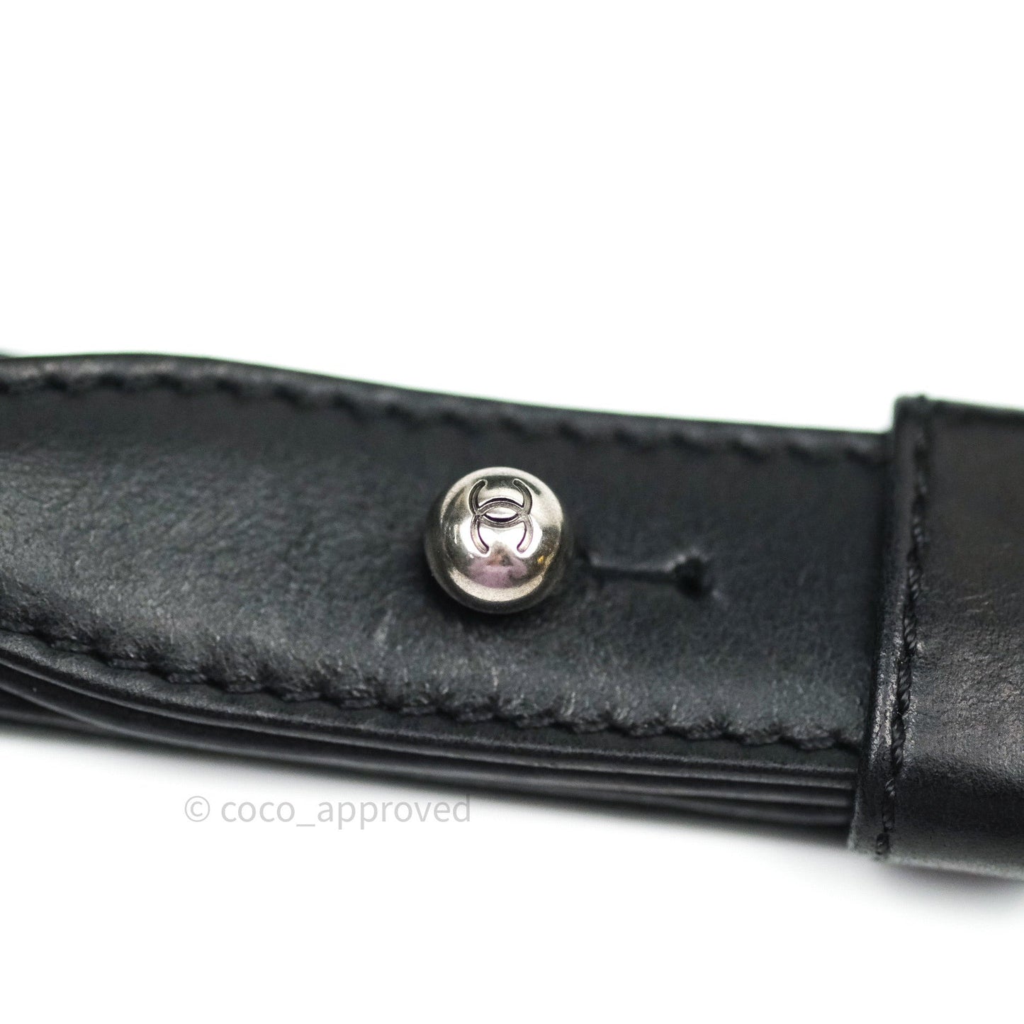 Chanel Quilted Boy Convertible Clutch Flap Black Calfskin With Chain