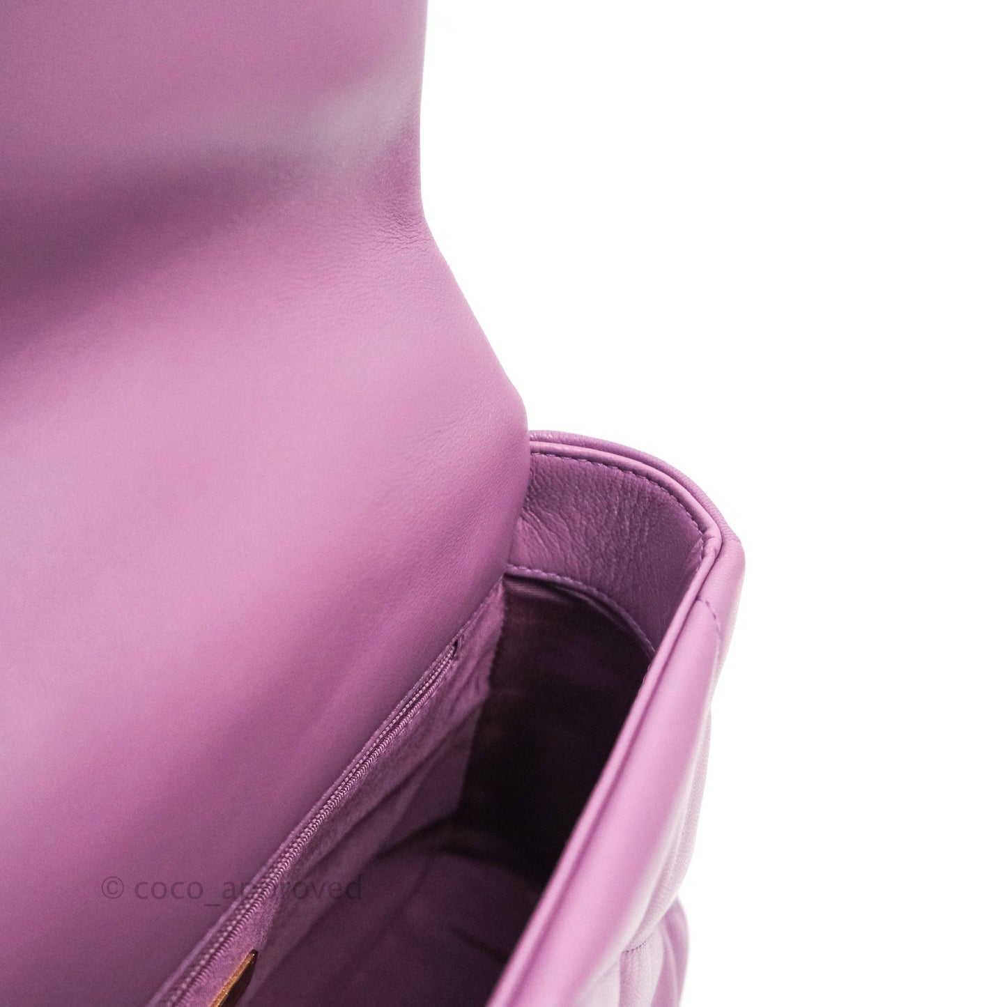 Chanel 19 Small Lavender Purple Mixed Hardware