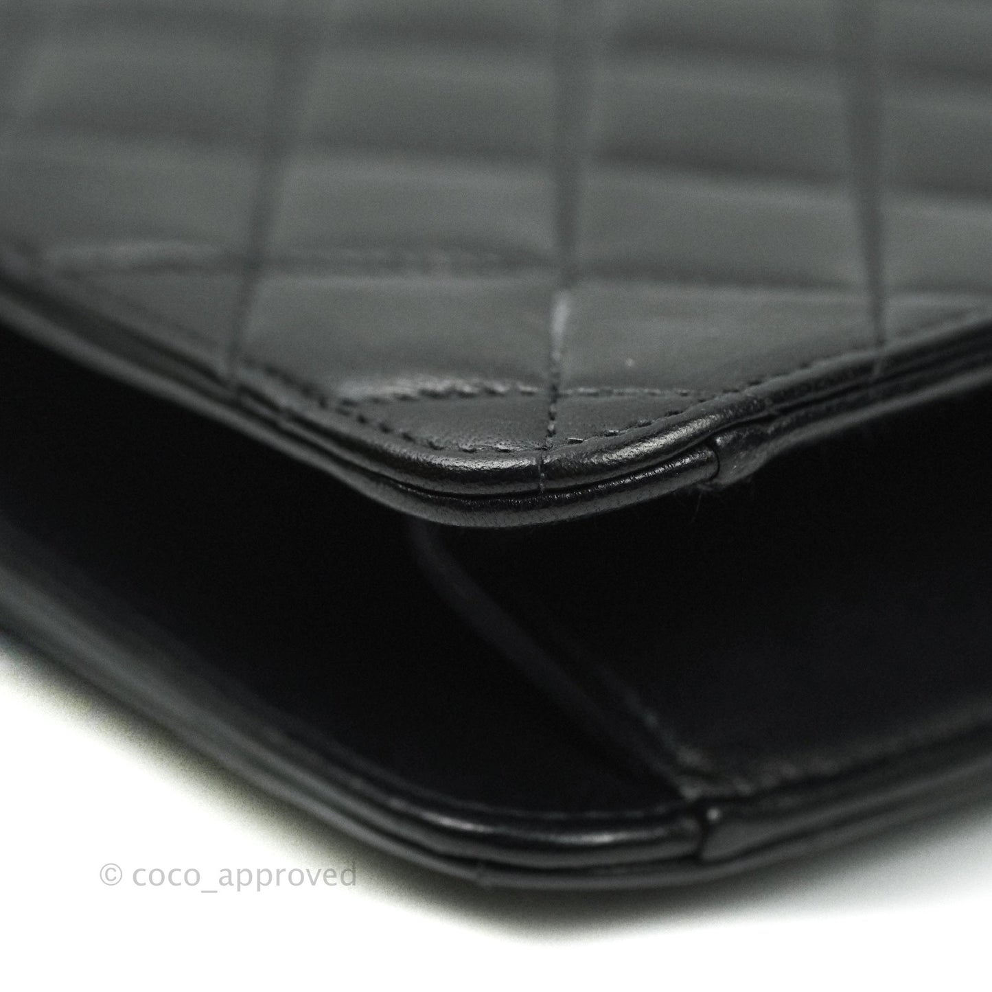 Chanel Vintage Single Flap Black Lambskin Gold Hardware