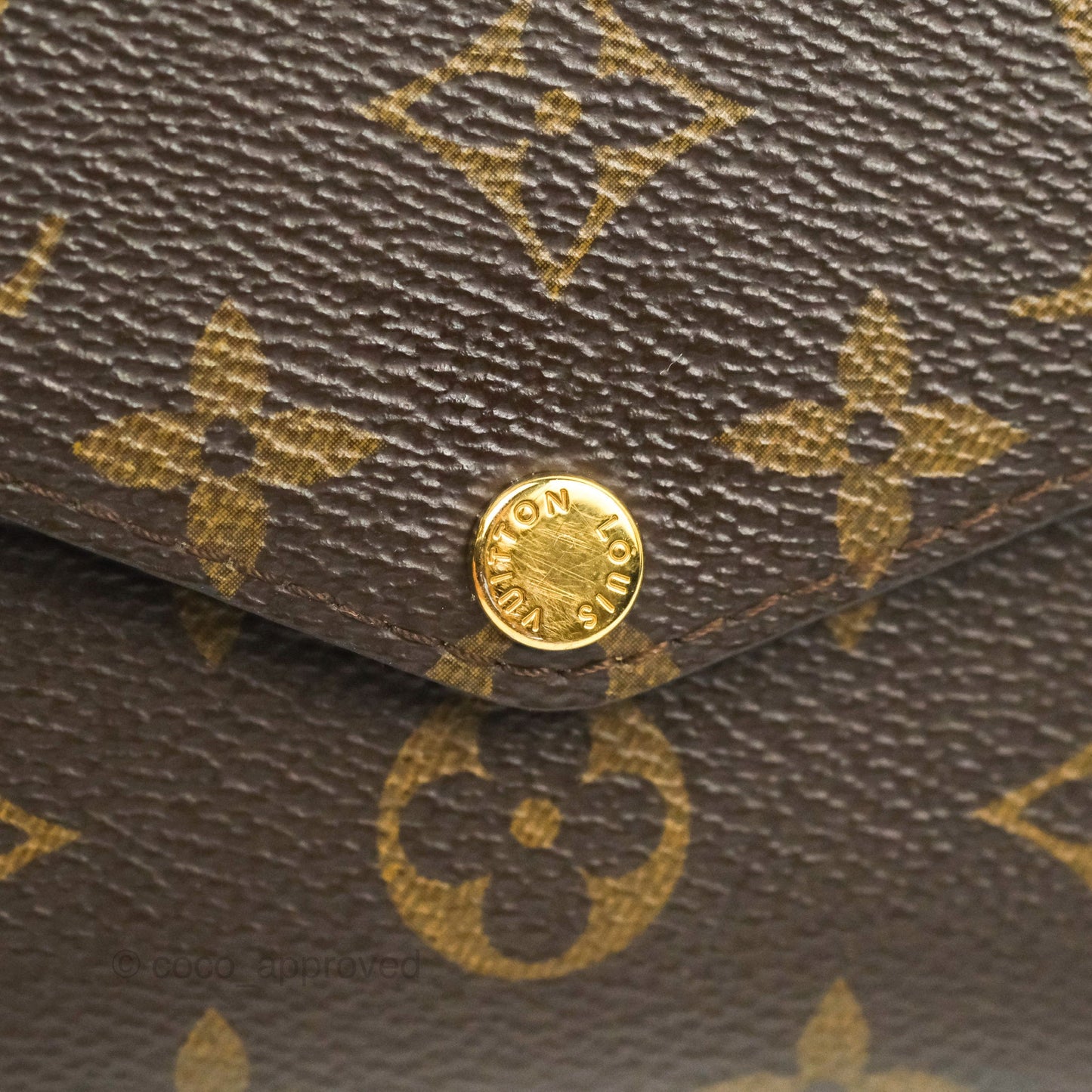 Louis Vuitton Félicie Pochette Monogram Canvas Fuchsia Pink