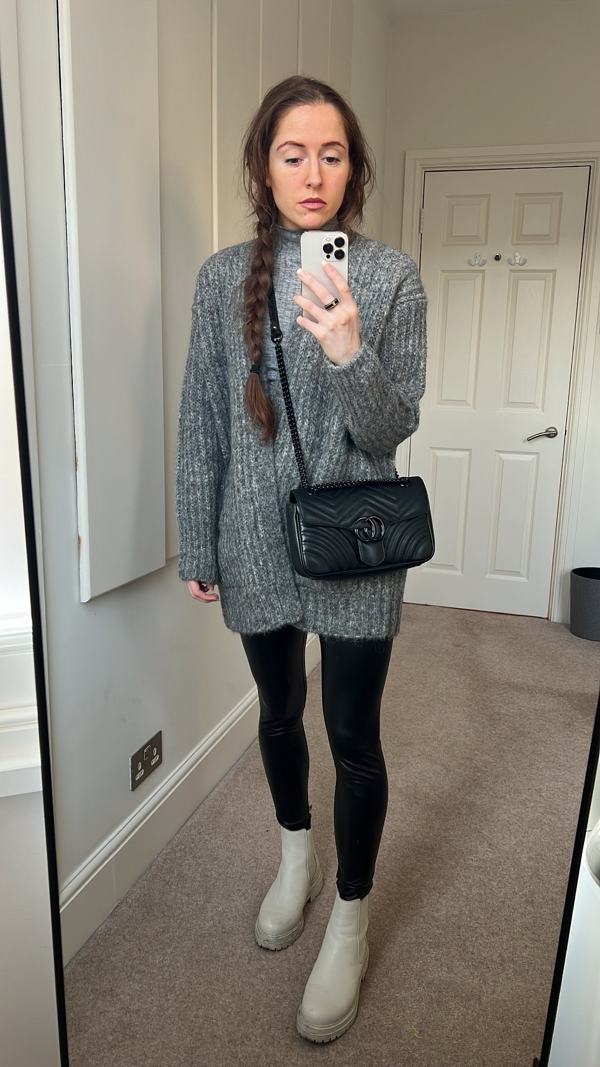 Luxury Gucci GG Black Marmont Small Shoulder Bag ( 1800)