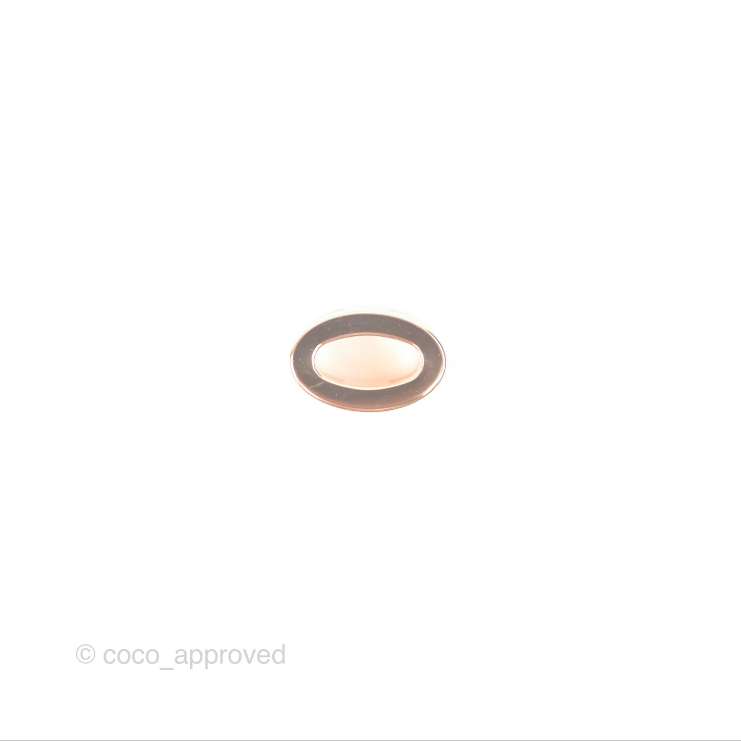 Hermès Mini Pop H Pendant Necklace Marron Glace Rose Gold Hardware
