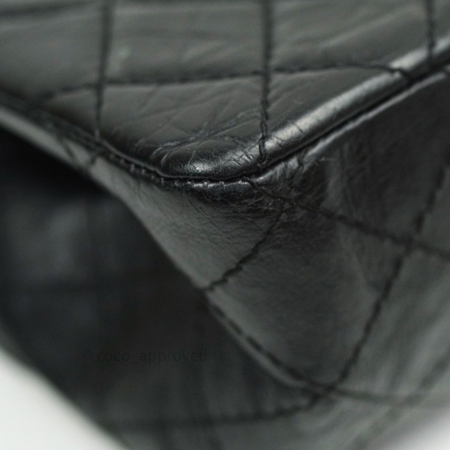 Chanel Reissue Quilted Aged Calfskin Black Ruthenium Hardware 226