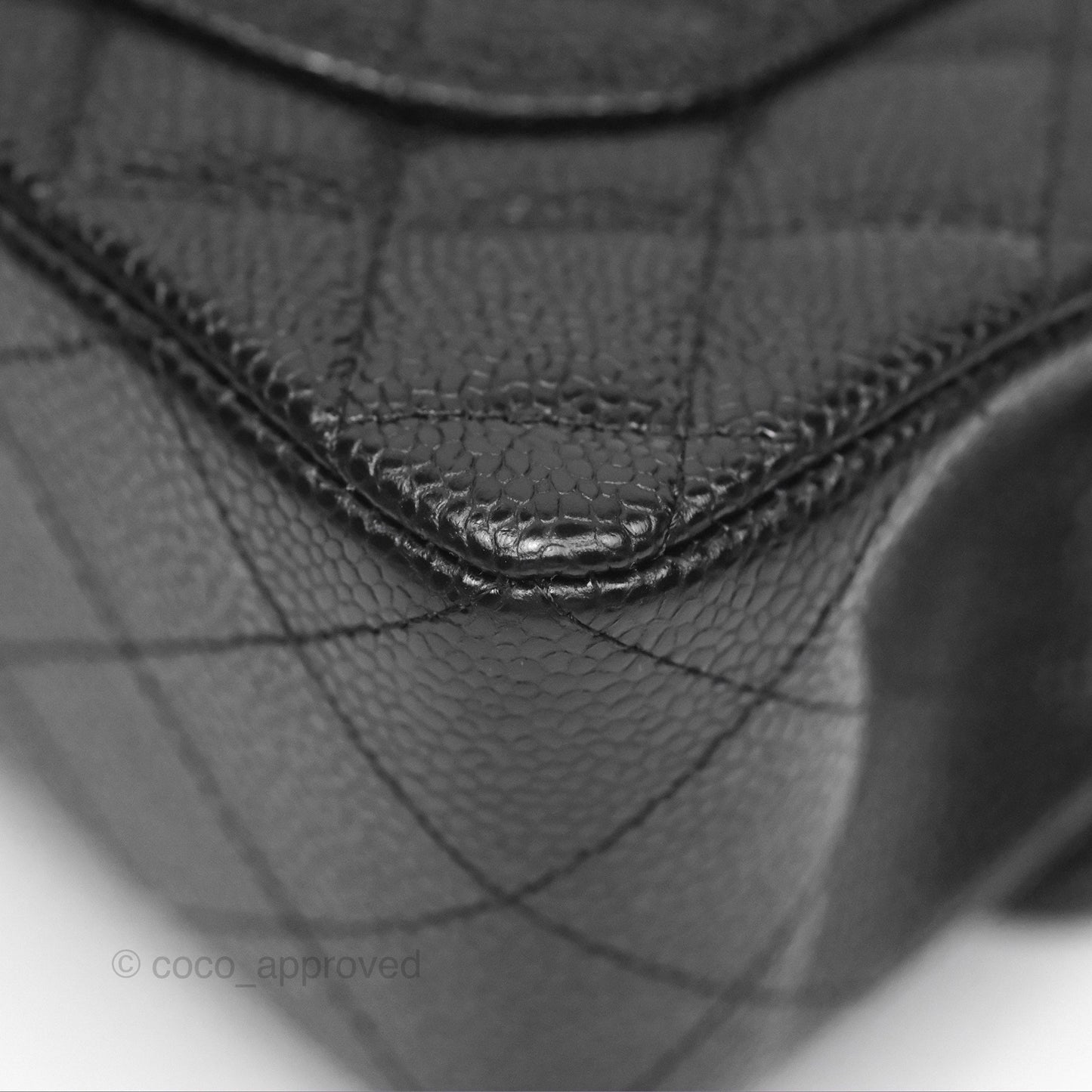 Chanel Small Classic Flap Quilted Black Caviar Gold Hardware