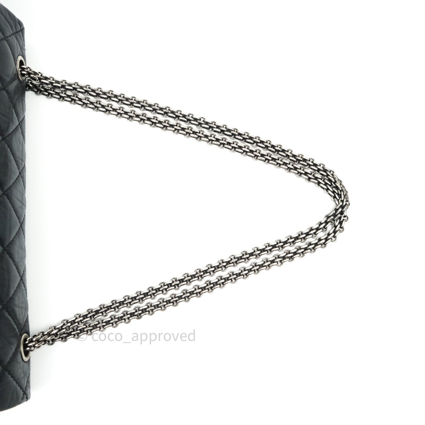 Chanel Reissue Quilted Aged Calfskin Black Ruthenium Hardware 227