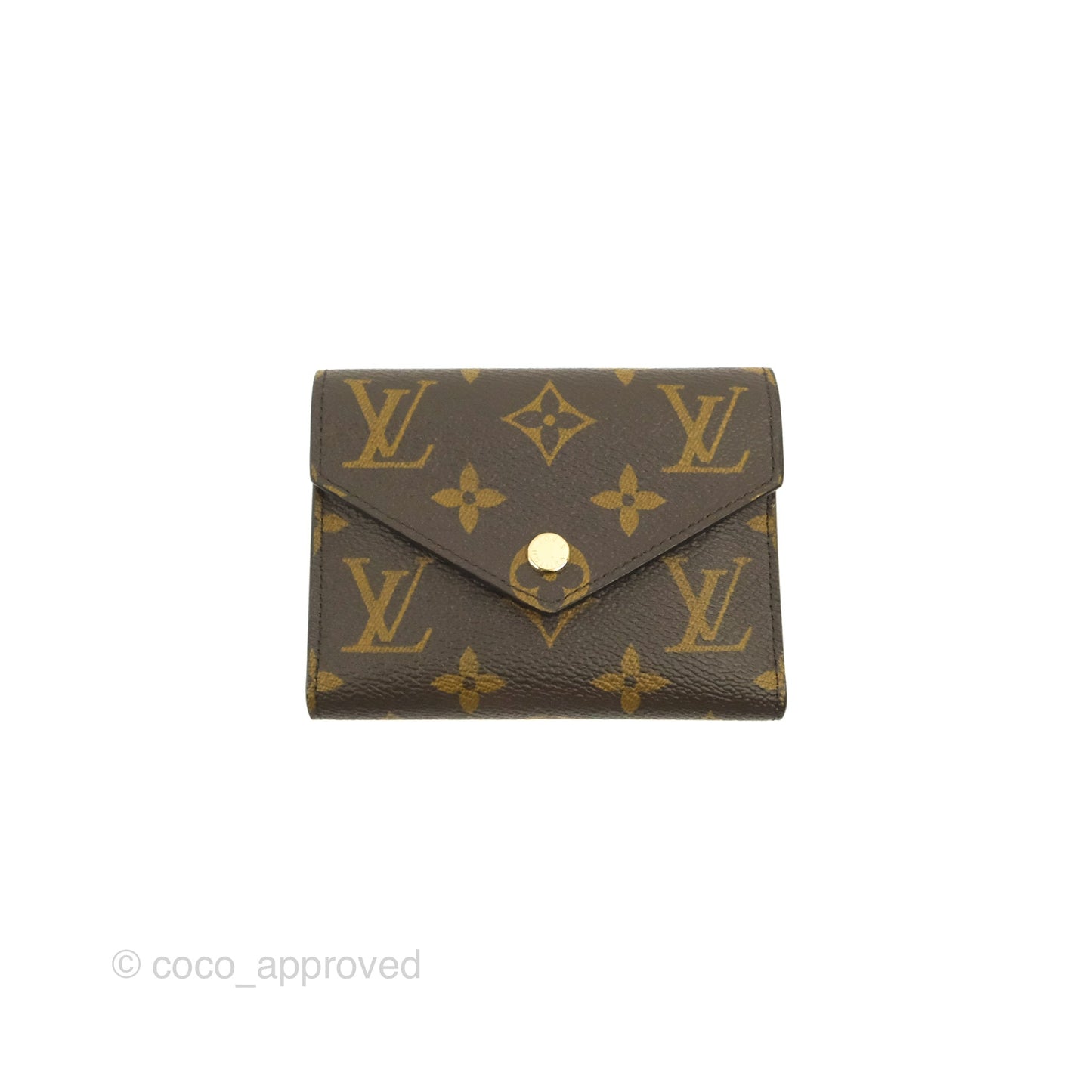 Louis Vuitton Victorine Wallet Monogram Canvas Rose Ballerine