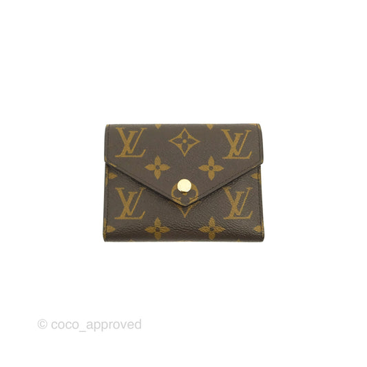 Louis Vuitton Victorine Wallet Monogram Canvas Rose Ballerine