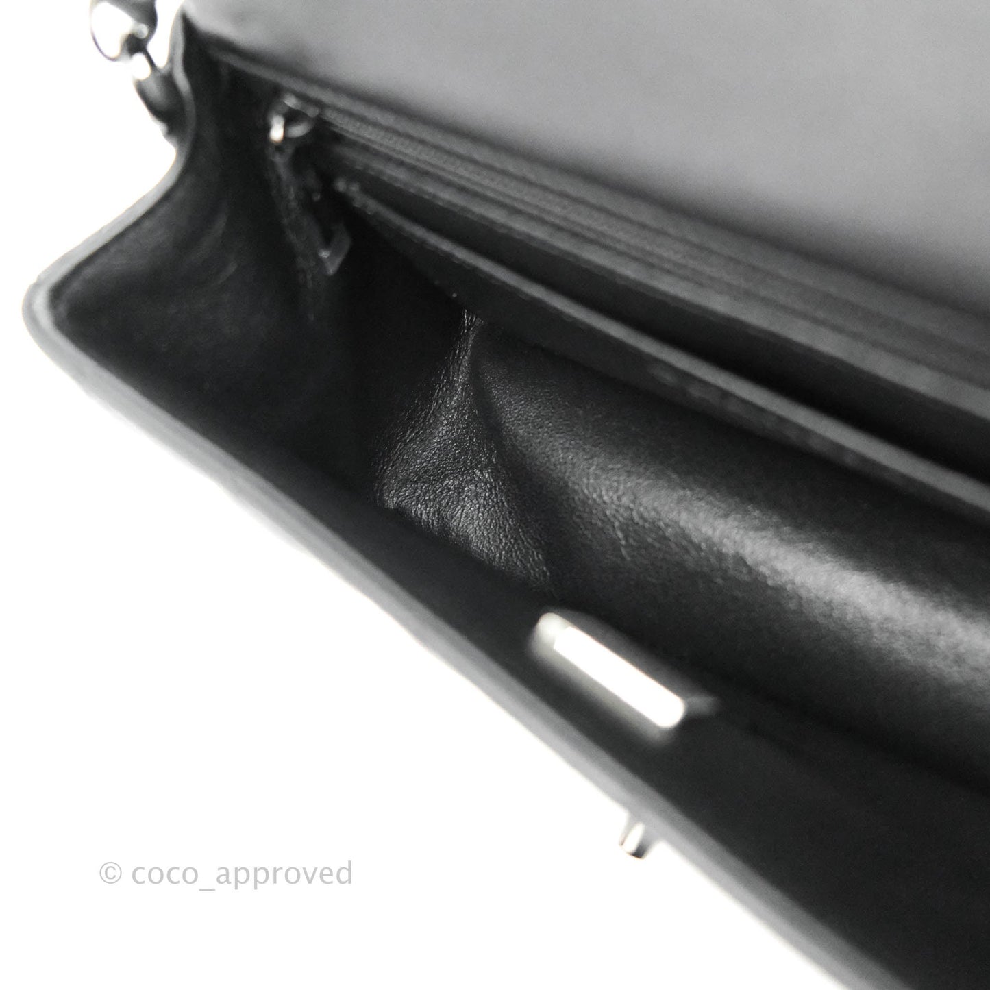 Chanel Quilted Mini Rectangular So Black Lambskin