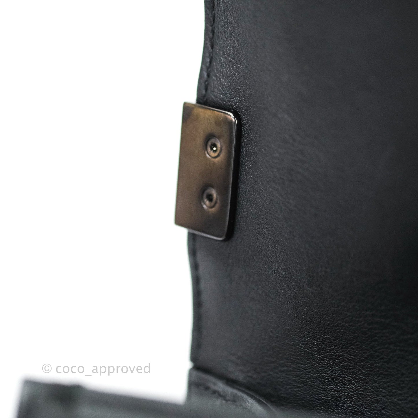 Chanel Quilted Medium Calfskin Boy Flap So Black Hardware